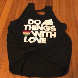 Spiritual Gangster workout top size S